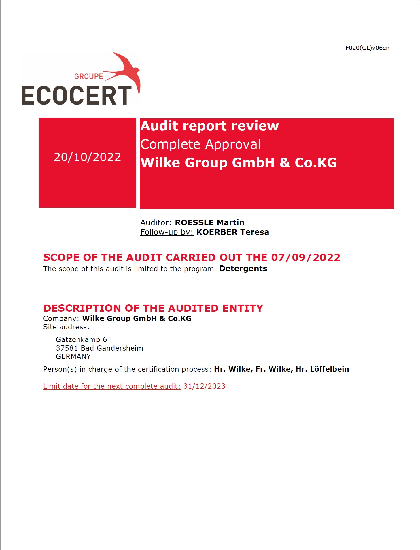 ecocert